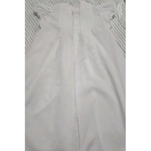 Vintage 60s CHERUBS Designer Collection Baby Christening Gown Slip Bonnet Set NB - Picture 14 of 16